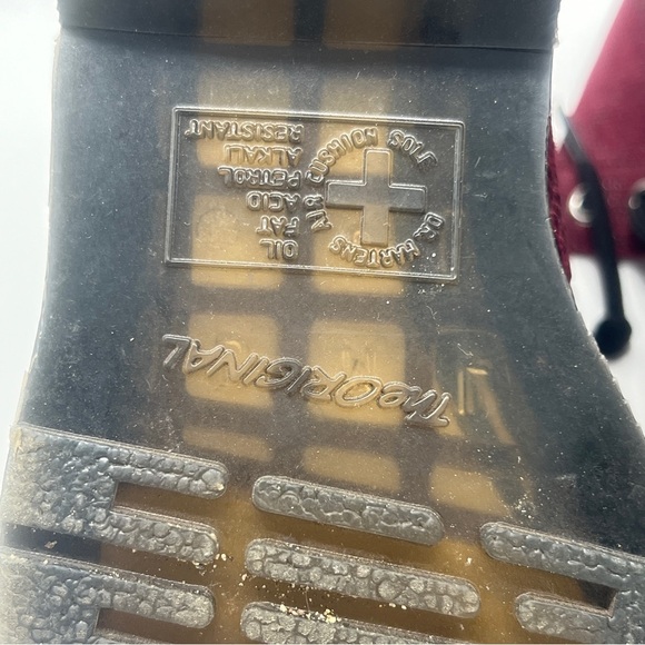 Dr. Martens 1460 Pascal Leather Boot Cherry Glitter Ray US Size 5 - Picture 12 of 16